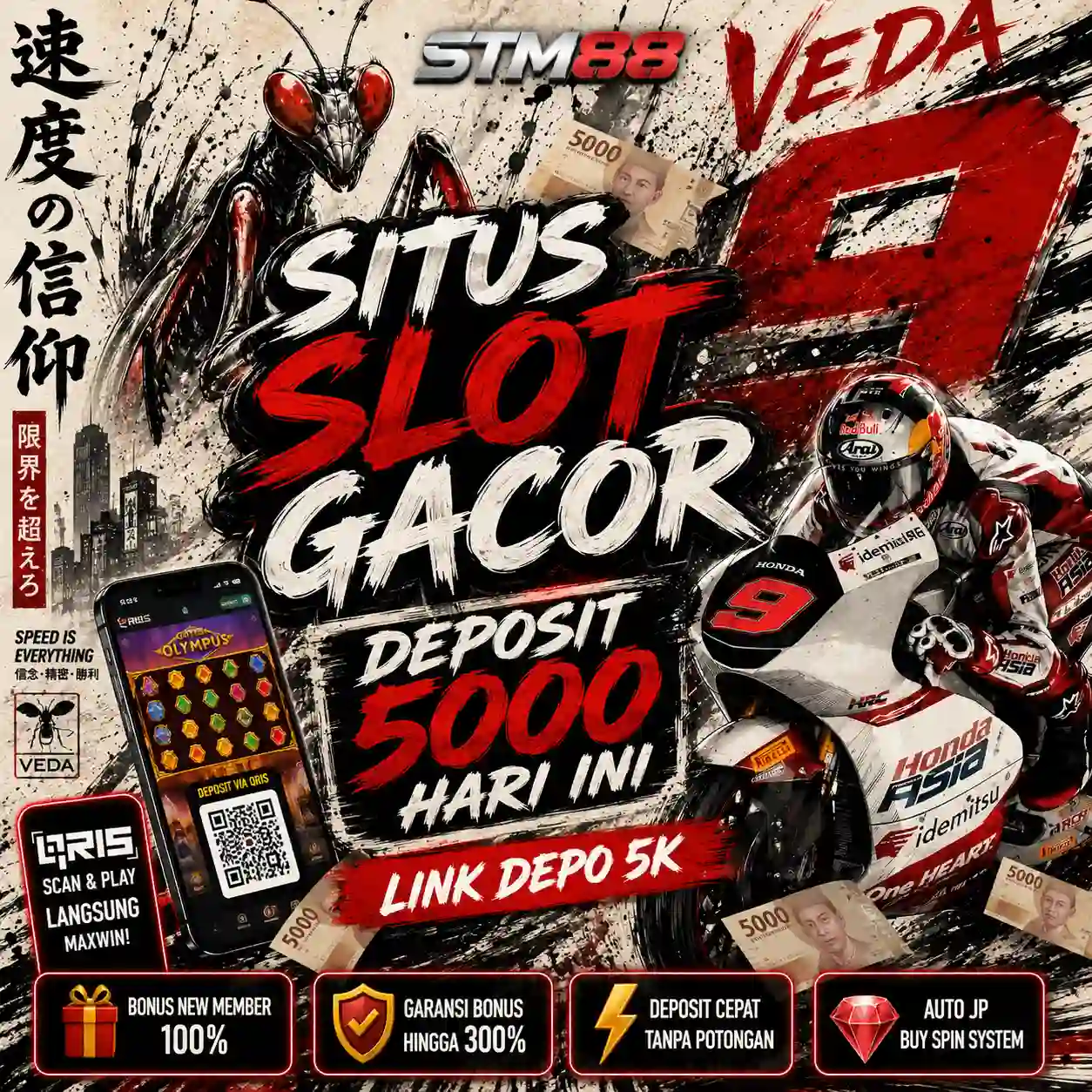 STM88: Link Depo 5K Masuk Cepat Situs Idola Slot Gacor Deposit 5000 Hari Ini